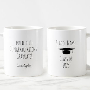 Mug Félicitations Diplômé Personnalisé