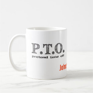 Mug Félicitations drôles Promu en Congé Fictif