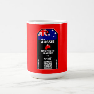 Mug Félicitations du Parti de la citoyenneté australie