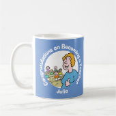 Mug Félicitations Enseignante Femme (Gauche)