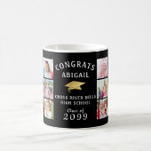 Mug FÉLICITATIONS GRAD 12 Photo Collage Gold Casquette (Centre)