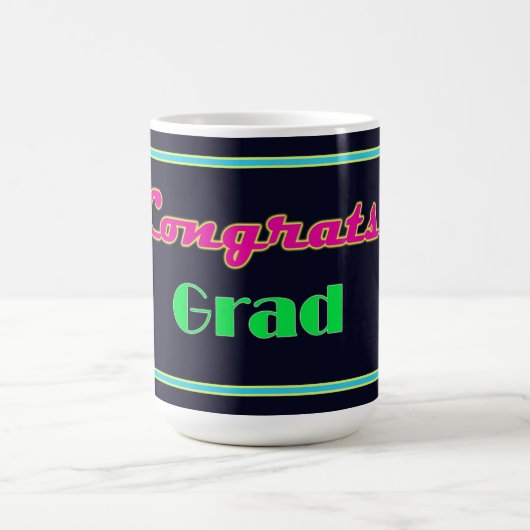Mug Félicitations Grad Neon Letters (Centre)