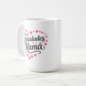Mug Felicitations Maman Joyeuse Fête des Mères Calligr (Devant gauche)