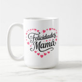 Mug Felicitations Maman Joyeuse Fête des Mères Calligr (Gauche)