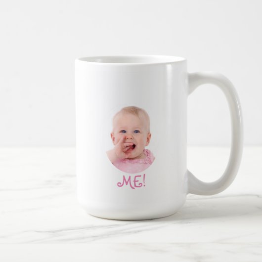 Mug Félicitations maman Nouveau Modèle photo bébé (Droite)