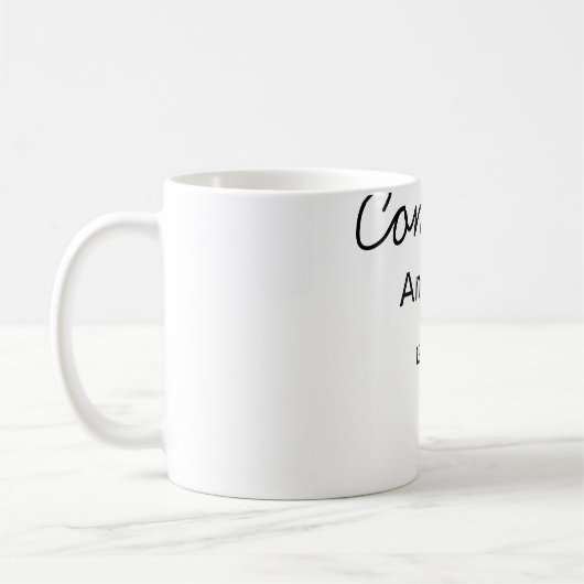 Mug Félicitations minimales simples ajoutez nom date a (Gauche)