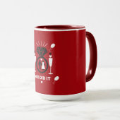 Mug Félicitations originales et drôles pour les fiança (Devant droit)