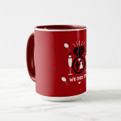 Mug Félicitations originales et drôles pour les fiança (Devant gauche)