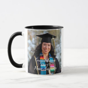 Mug Félicitations   Photo d'études supérieures