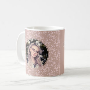Mug Félicitations Pink Rococo Graduation Photo