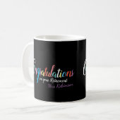 Mug Félicitations pour la retraite des enseignants (Devant gauche)