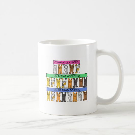 Mug Félicitations pour l'acceptation des études supéri (Droite)