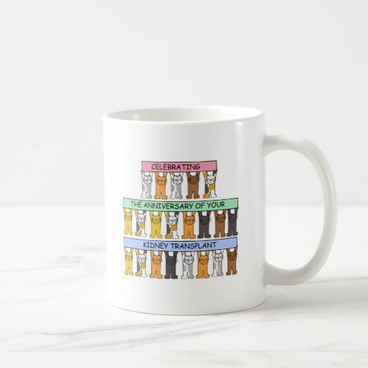Mug Félicitations pour l'anniversaire de la transplant (Droite)