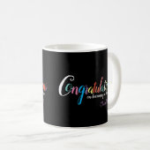 Mug Félicitations pour le diplôme de l'enseignant cade (Devant droit)