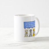 Mug Félicitations pour le diplôme d'Optométriste (Devant droit)