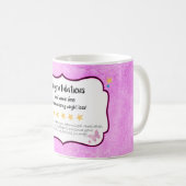 Mug Félicitations pour votre perte de poids de la dièt (Devant droit)