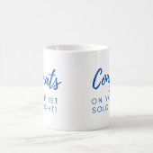 Mug Félicitations pour votre premier vol solo (Centre)