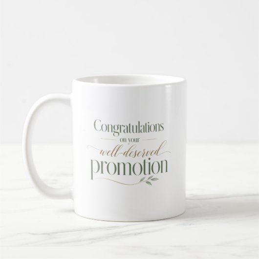 Mug Félicitations pour votre promotion (Gauche)