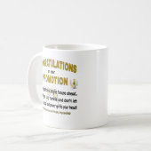 Mug   Félicitations Pour Votre Promotion (Devant gauche)