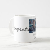 Mug Félicitations pour votre retraite ajouter le nom d (Devant gauche)