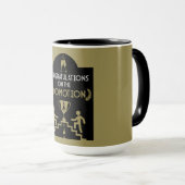 Mug Félicitations Promotion de l'emploi (Devant droit)