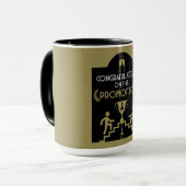 Mug Félicitations Promotion de l'emploi (Devant gauche)