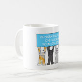 Mug Félicitations sur passer l'examen de CPA (Devant gauche)