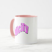 Mug Felicity, Nom, Logo, (Devant gauche)