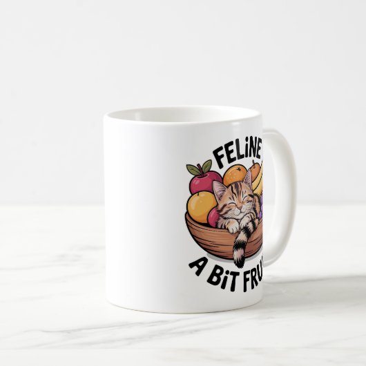 Mug Feline a Bit Fruity - Cozy Cat (Devant droit)