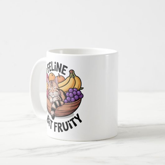 Mug Feline a Bit Fruity - Cozy Cat (Devant gauche)