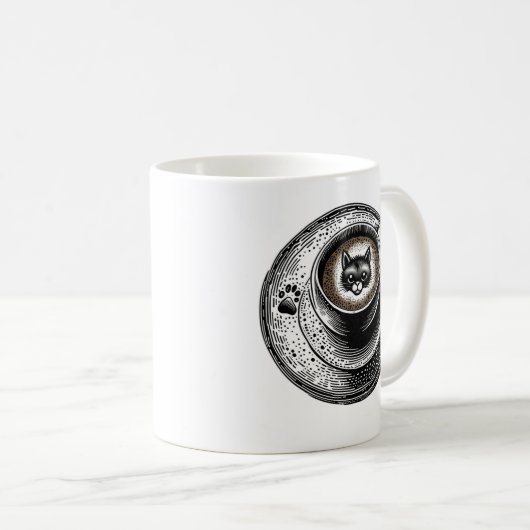 Mug Feline dans ma coupe (Devant droit)