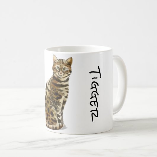 Mug Feline du Bengale (Devant droit)