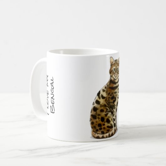 Mug Feline du Bengale (Devant gauche)