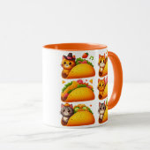 Mug Feline Fiesta à Taco (Devant droit)