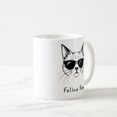 Mug Feline fin (Devant droit)