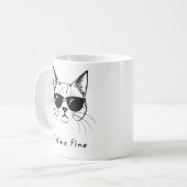 Mug Feline fin (Devant gauche)