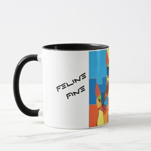 Mug Feline fin (Gauche)