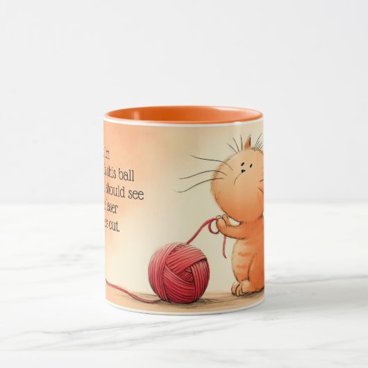 Mug Féline focalisée au laser (Centre)