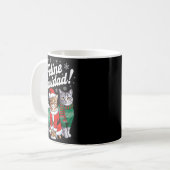 Mug Feline Navidad Funny Cat Christmas Holiday Xmas Sa (Devant gauche)