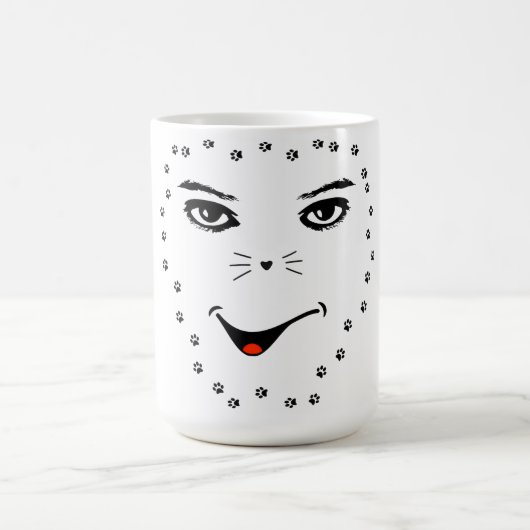 Mug "Feline Soul, regard humain - Artiste (Centre)