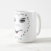 Mug "Feline Soul, regard humain - Artiste (Devant droit)