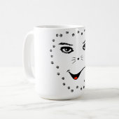 Mug "Feline Soul, regard humain - Artiste (Devant gauche)