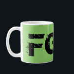 Mug Felix, caractère noir d'orphelin, caractères gras,<br><div class="desc">Felix est un caractère de l'orpheline Black.letters dans de grands caractères gras,  style urbain d'émission de TV</div>