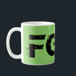 Mug Felix, caractère noir d'orphelin, caractères gras,<br><div class="desc">Felix est un caractère de l'orpheline Black.letters dans de grands caractères gras,  style urbain d'émission de TV</div>