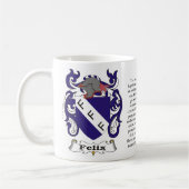 Mug Felix, histoire, signification et la crête (Gauche)