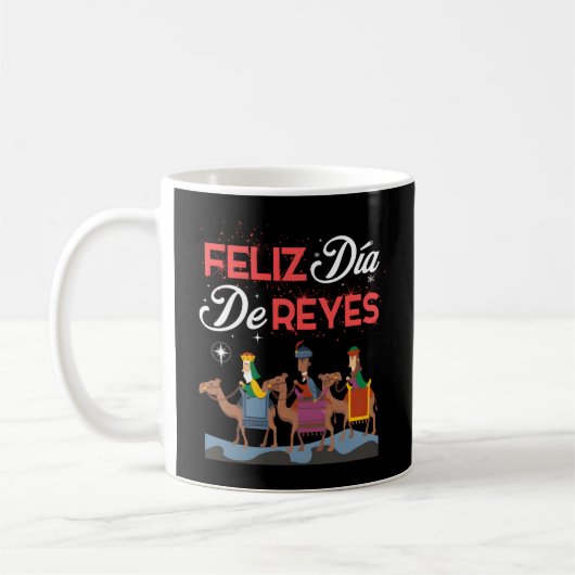 Mug Feliz Dia De Reyes Joyeux Epiphanie de Trois Rois  (Gauche)