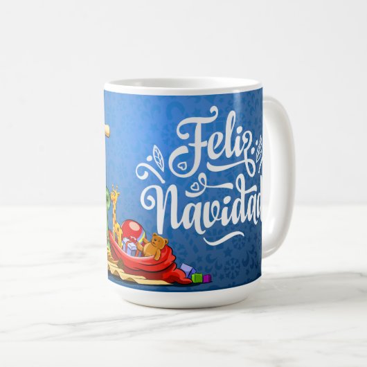 Mug "Feliz Navidad", 15 oz (Devant droit)