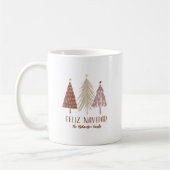 Mug Feliz Navidad Christmas Tree Holiday Elegant (Gauche)