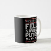 Mug Feliz Navidad Putos Mexican Ugly Party (Devant droit)