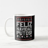 Mug Feliz Navidad Putos Mexican Ugly Party (Gauche)